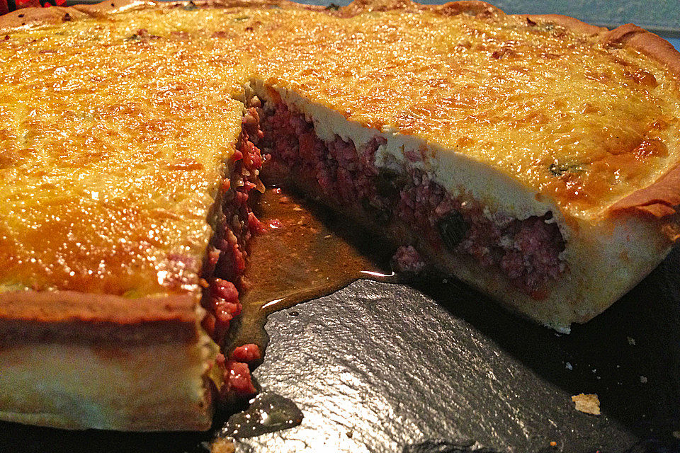 Hackfleisch - Quiche