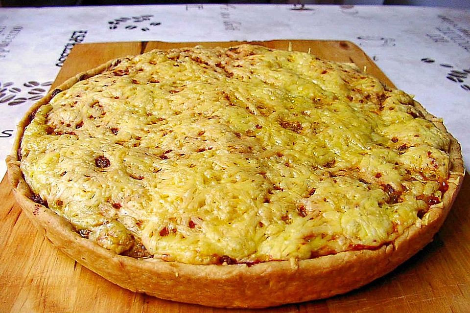 Hackfleisch - Quiche