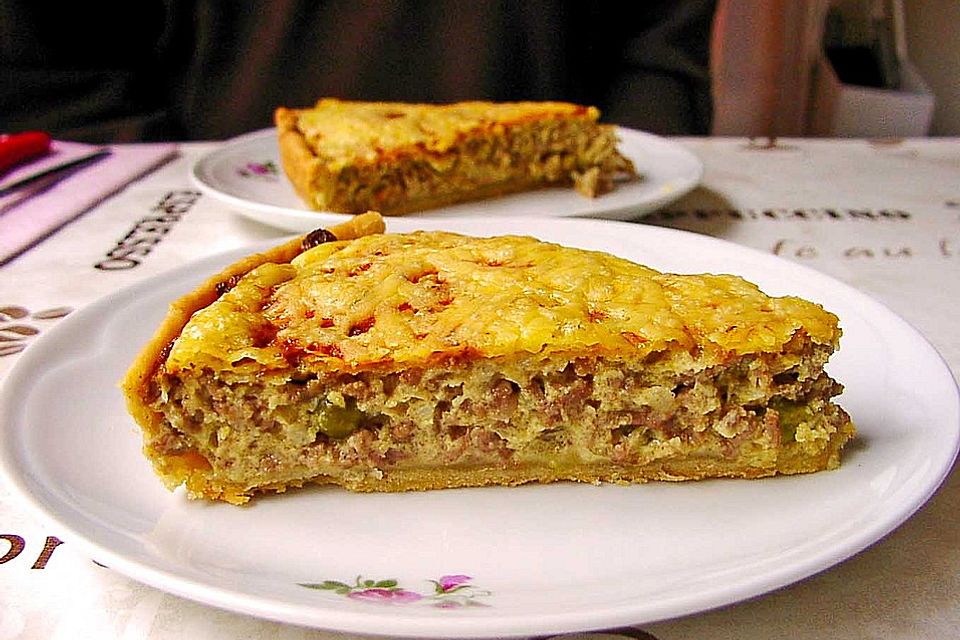 Hackfleisch - Quiche