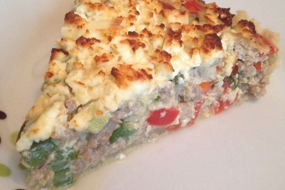 Hackfleisch - Quiche