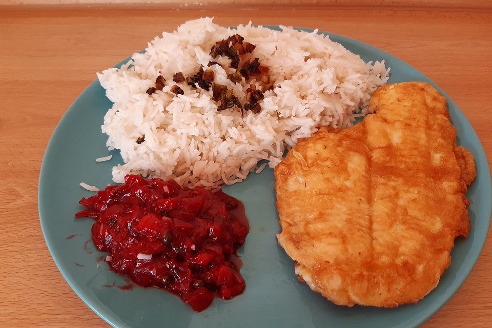 Seezungen mit Erdbeerchutney