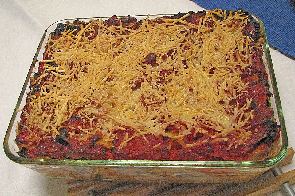 Mangold-Lasagne mit Schafskäse