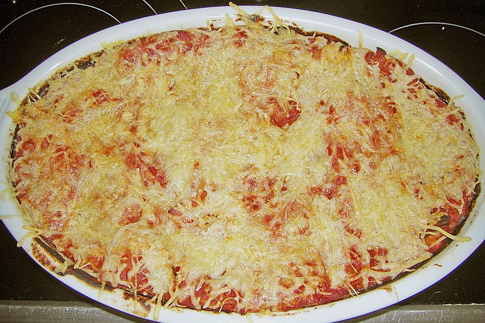 Mangold-Lasagne mit Schafskäse