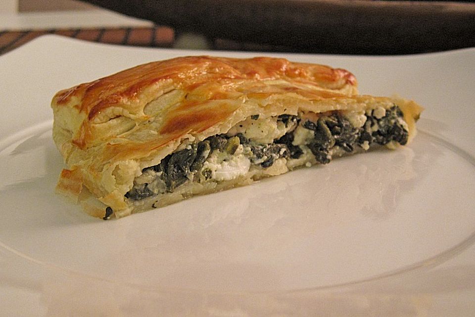 Spinat - Feta Strudel