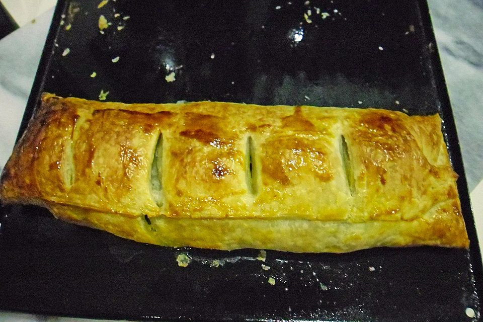 Spinat - Feta Strudel