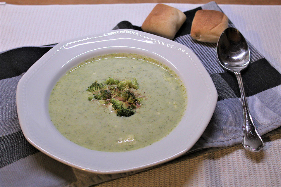 Brokkoli - Frischkäse - Suppe