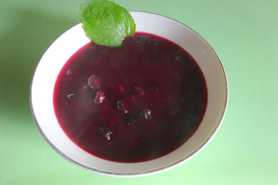 Blaubeersuppe