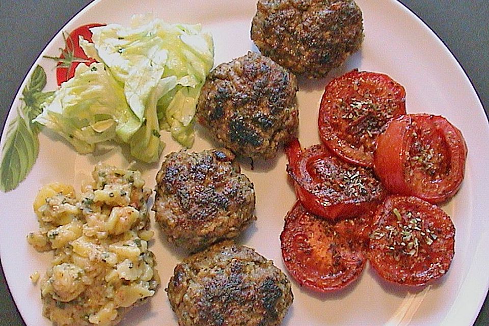 Gut gewürzte Köttbullar