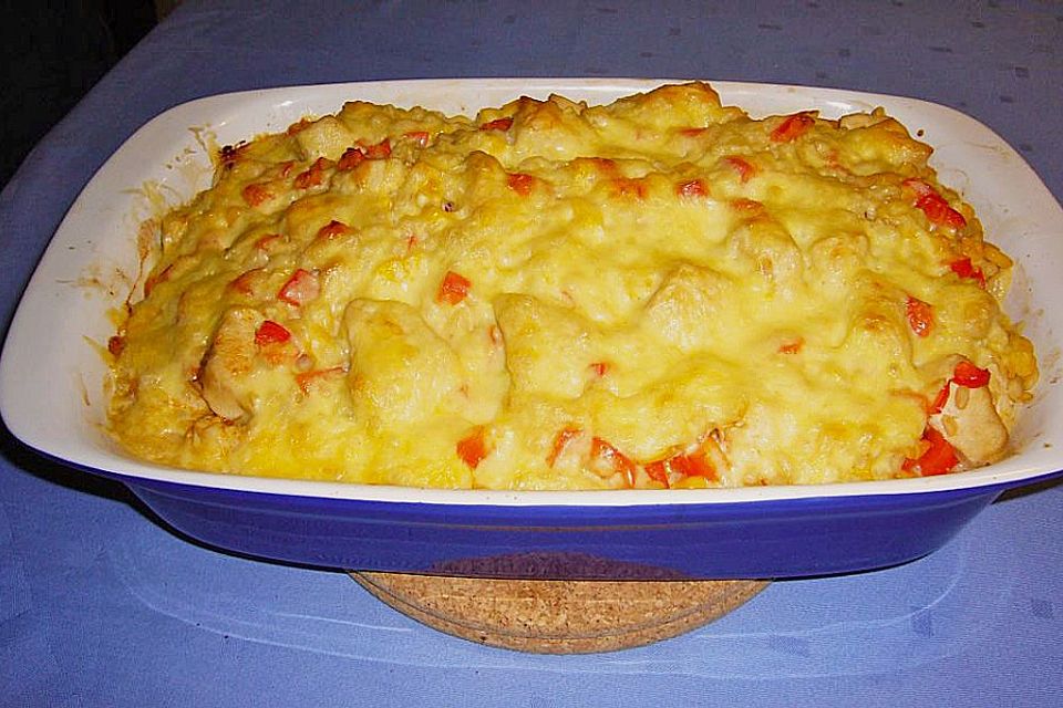 Weizen - Hähnchen - Gratin