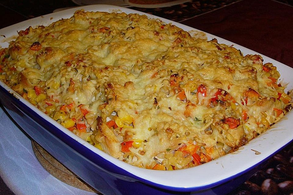 Weizen - Hähnchen - Gratin