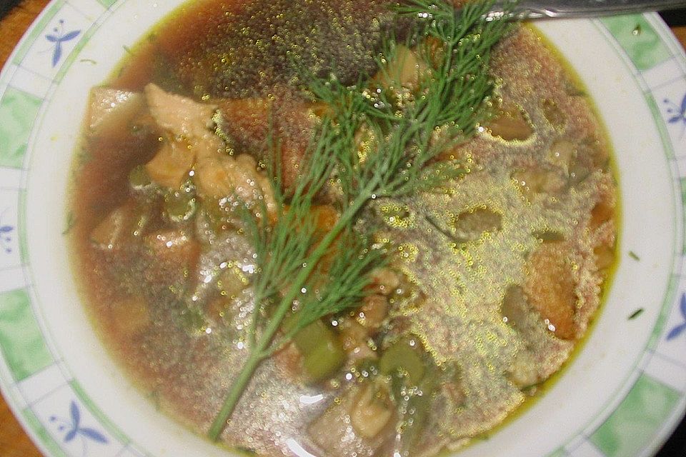 Klare Gemüsesuppe