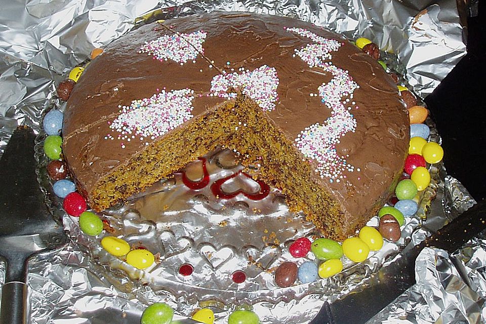 Hildes Kürbis - Schoko Kuchen