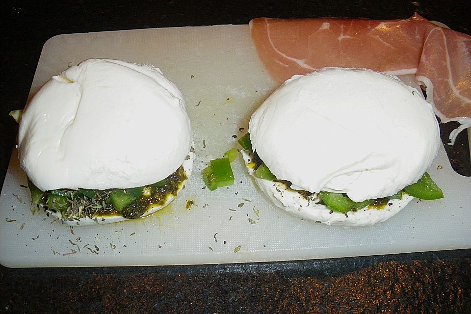 Gefüllter Mozzarella