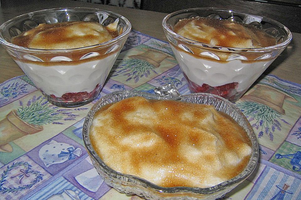 Fruchtiges Himbeer - Dessert