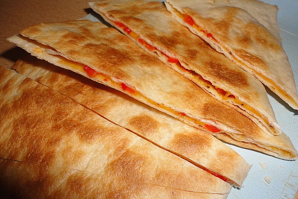 Quesadillas mit Bohnen