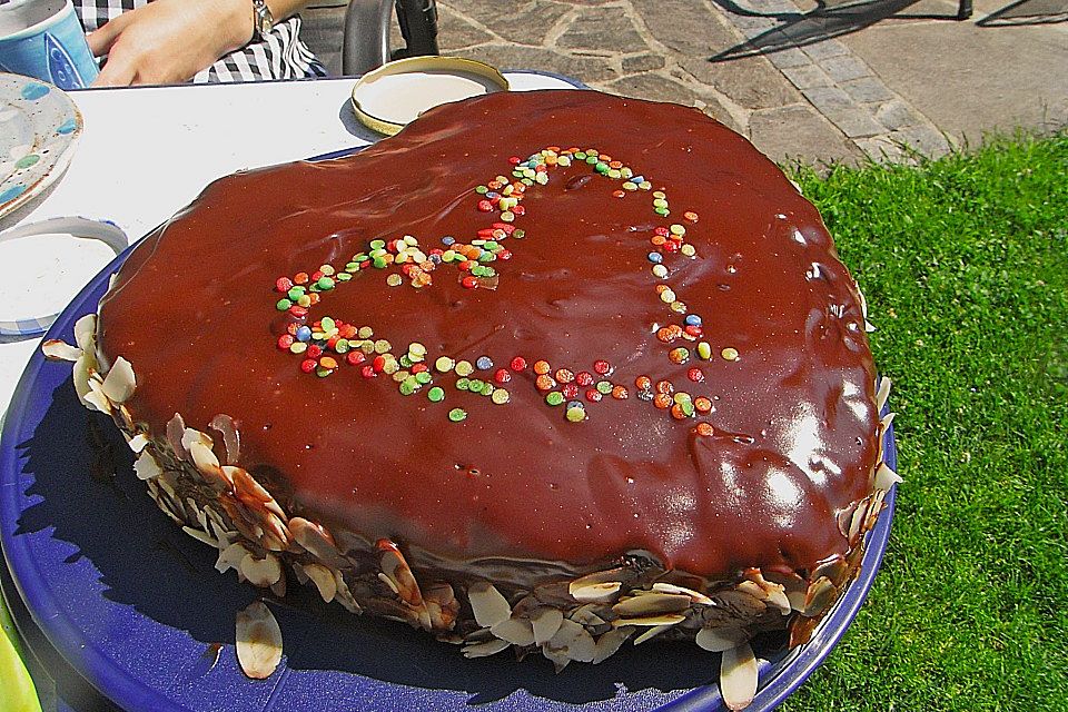 Möhren - Schokoladen - Torte