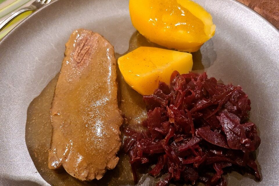 Wildschweinbraten