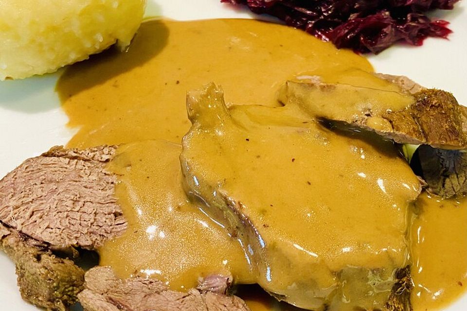 Wildschweinbraten