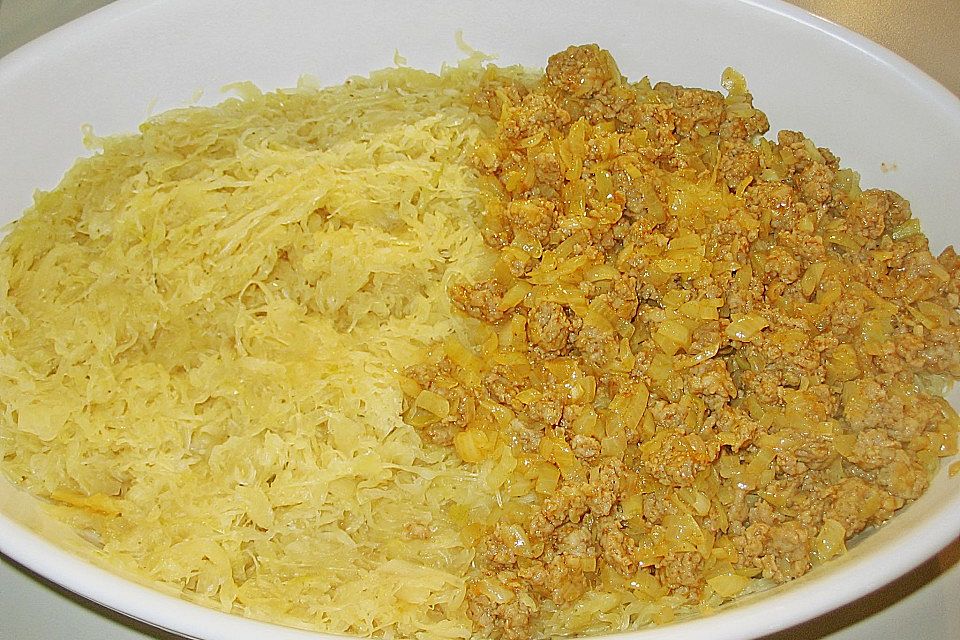 Himmlischer Sauerkrautauflauf