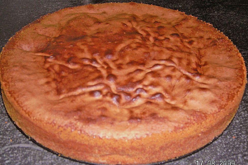 Schnelle Pfirsichtorte