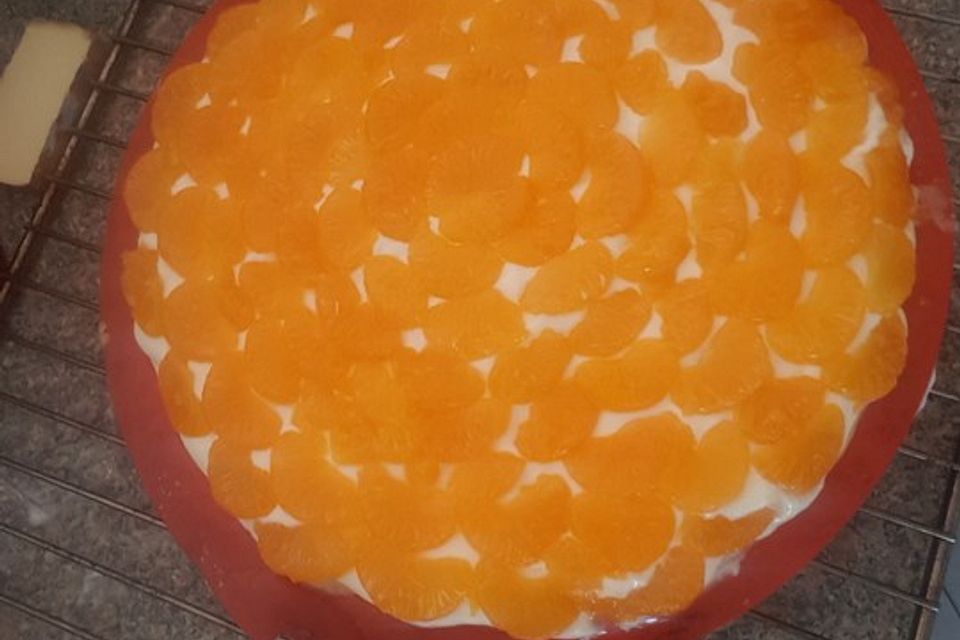 Mandarinen-Schmand-Kuchen