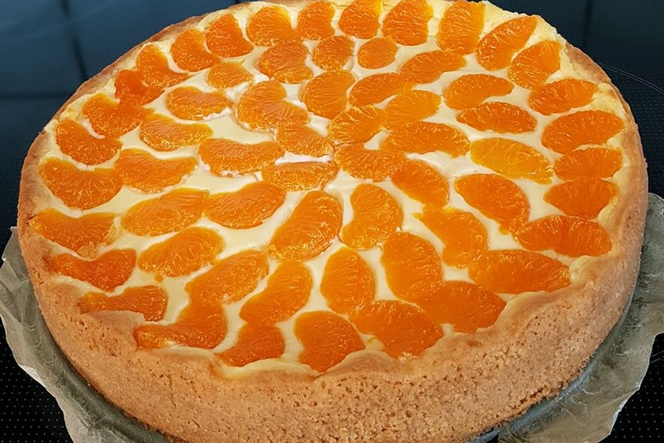 Mandarinen-Schmand-Kuchen