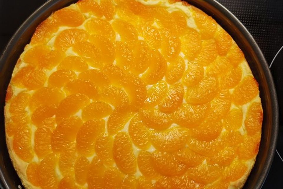 Mandarinen-Schmand-Kuchen