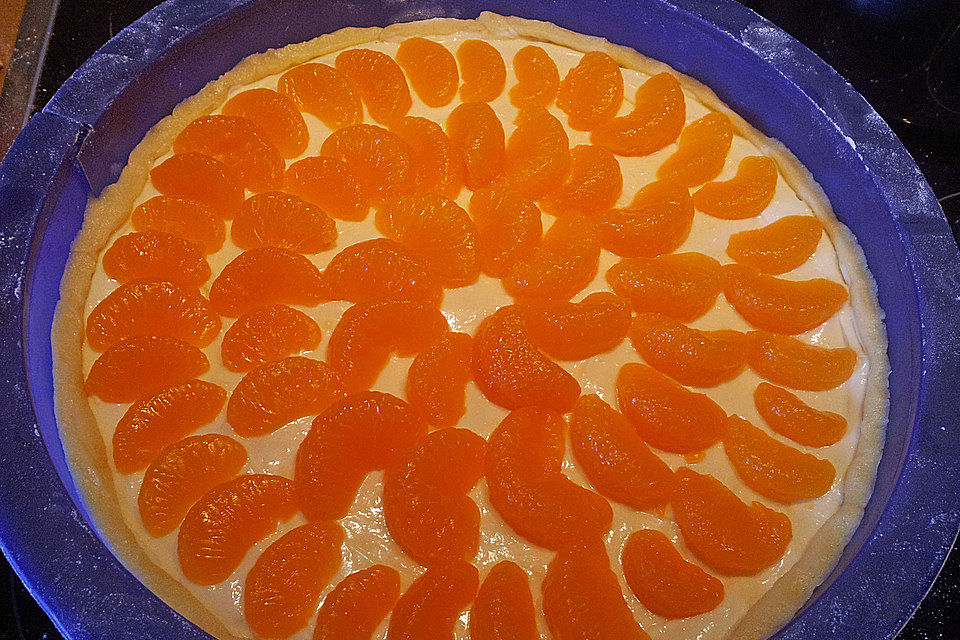 Mandarinen-Schmand-Kuchen