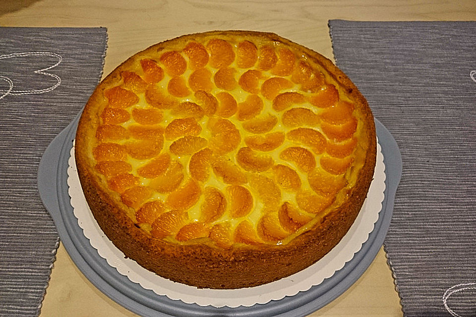 Mandarinen-Schmand-Kuchen