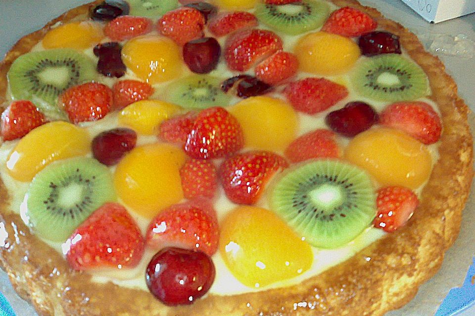 Ölkuchenteig für Obstkuchen