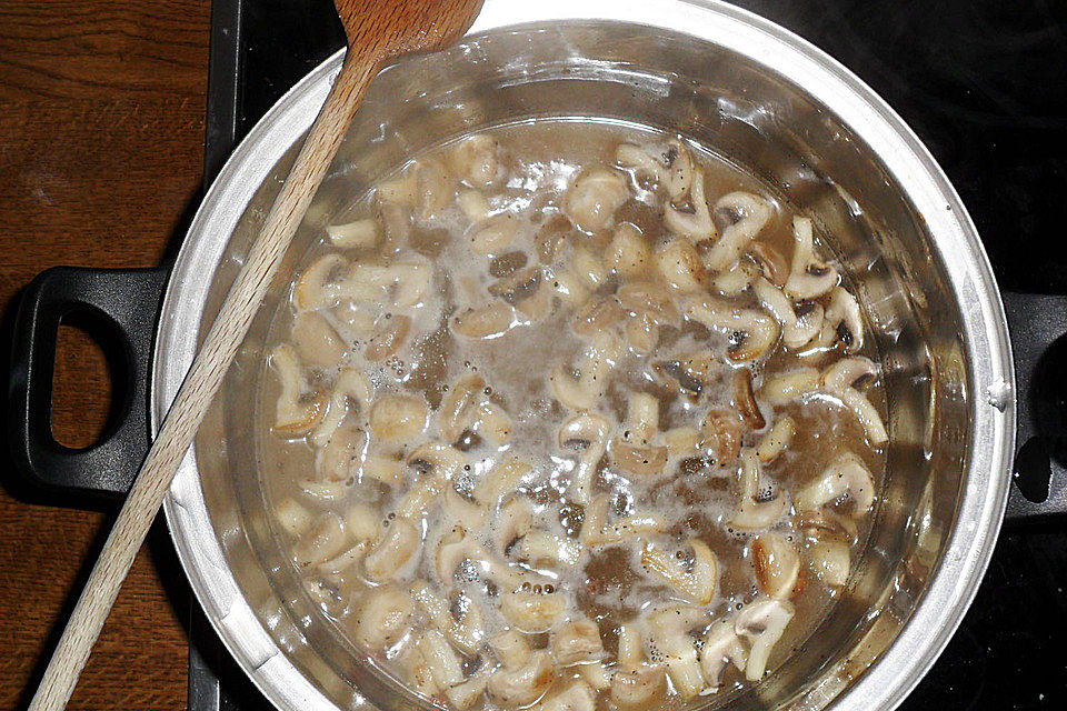 Champignon - Knoblauch - Sauce