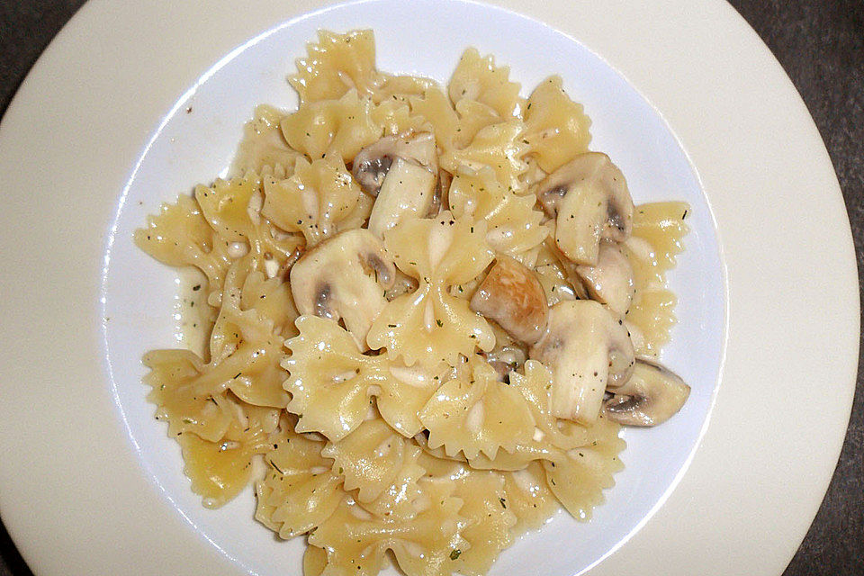 Champignon - Knoblauch - Sauce