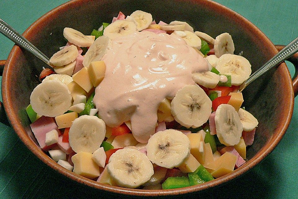 Bananen - Käse - Salat