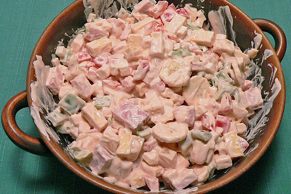 Bananen - Käse - Salat