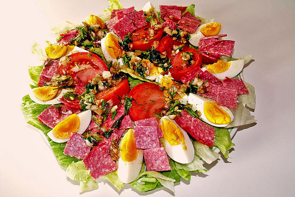 Italienische Salatplatte