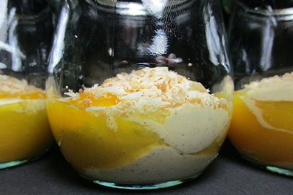 Mango - Dessert mit Mascarpone