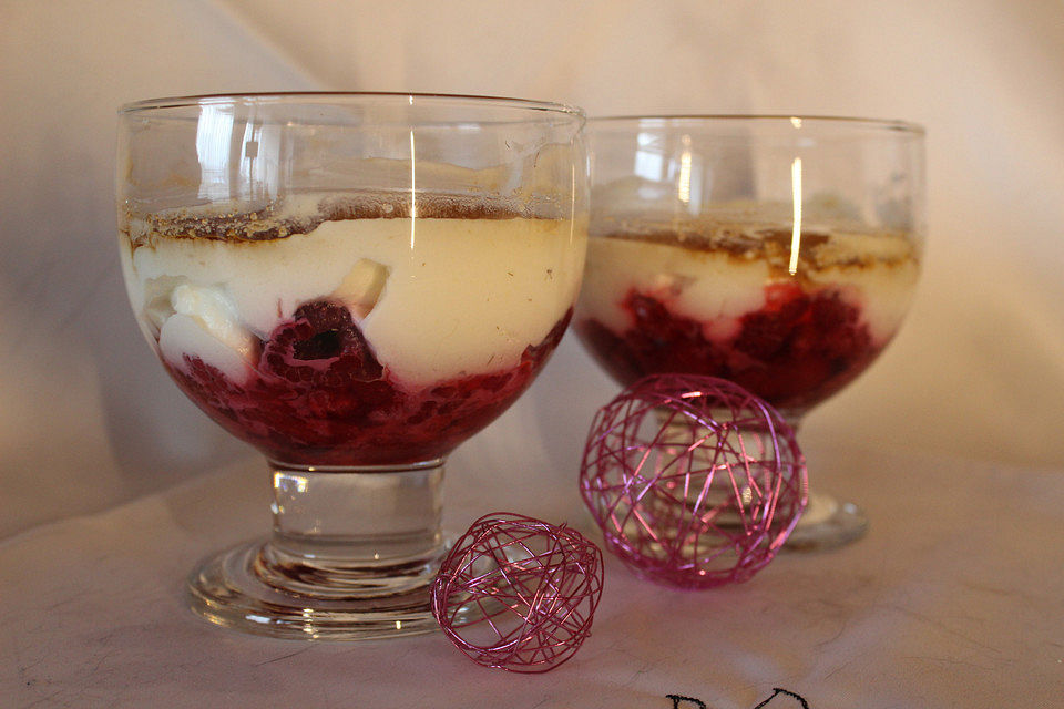 Himbeer - Sahne - Pudding