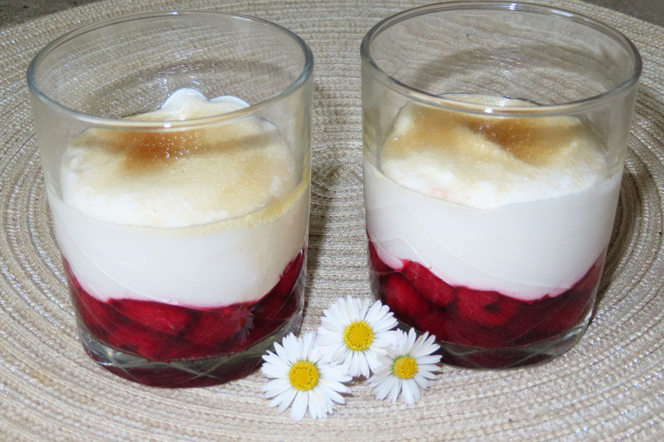 Himbeer - Sahne - Pudding