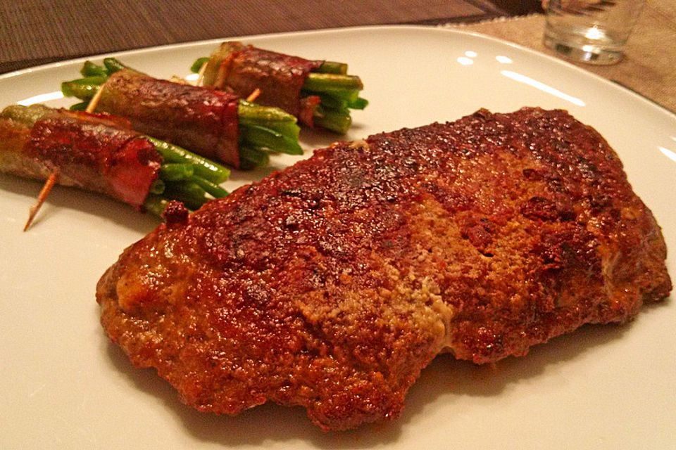 Beefsteaks mit Schafskäse