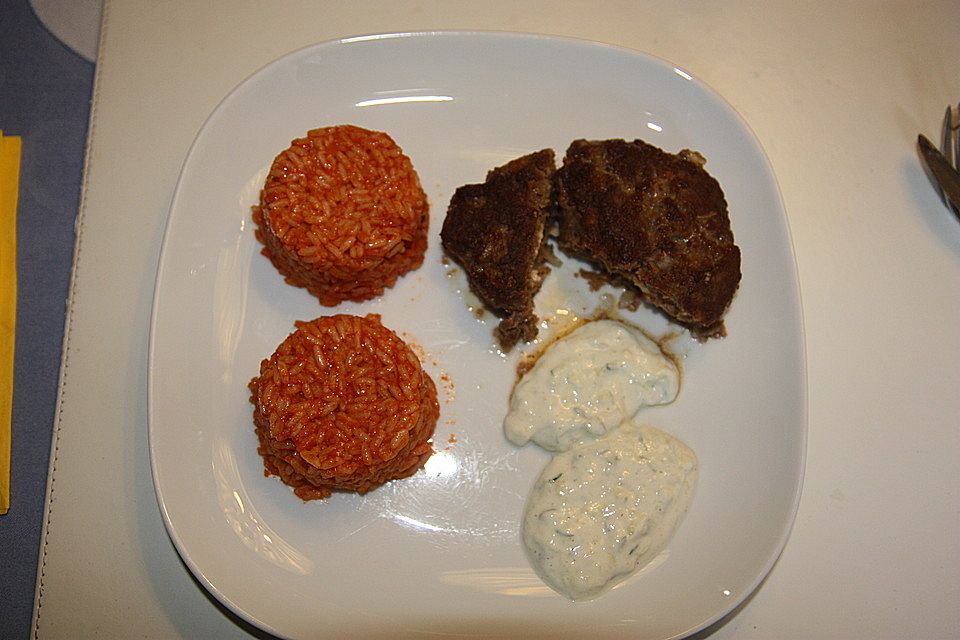 Beefsteaks mit Schafskäse