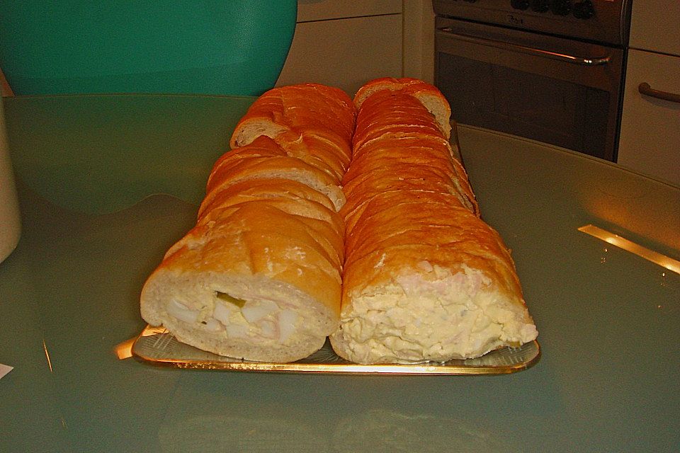 Gefülltes Baguette