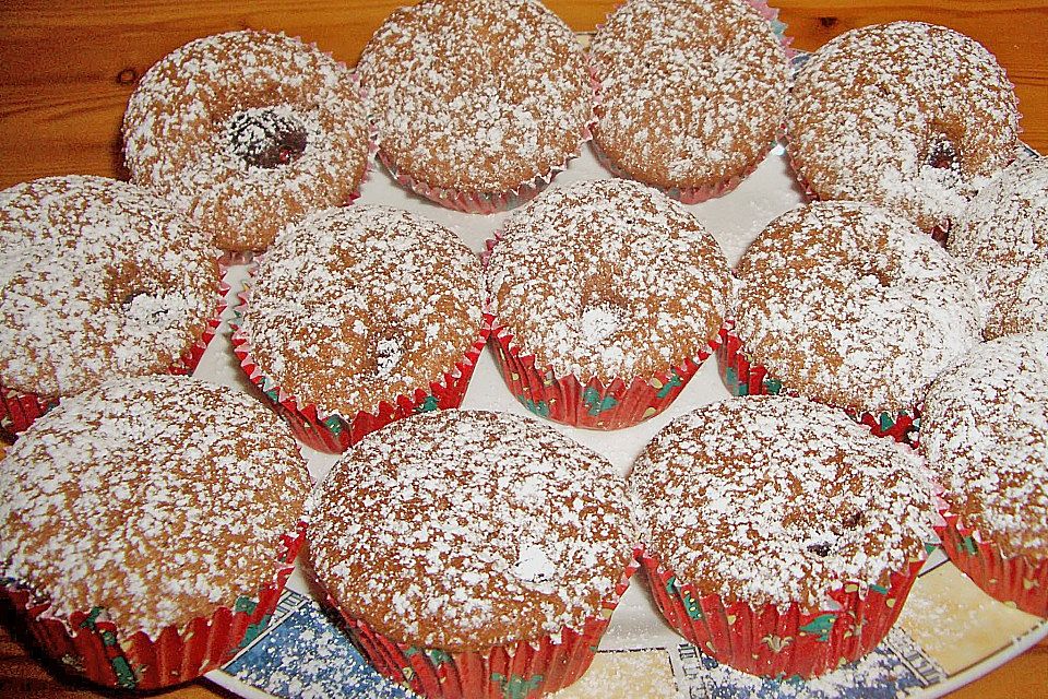 Saftige Kirschmuffins