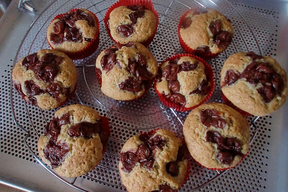 Saftige Kirschmuffins