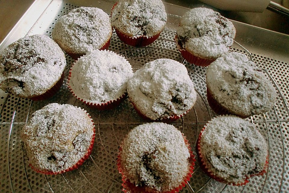 Saftige Kirschmuffins