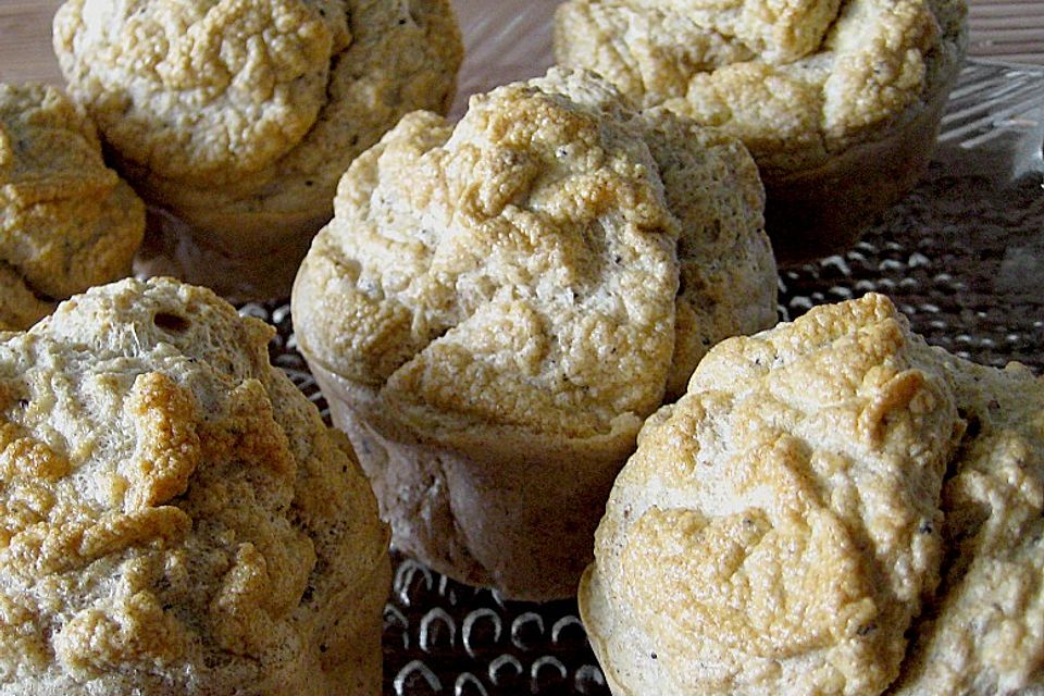 Fettfreie Zitronen - Mohn Muffins