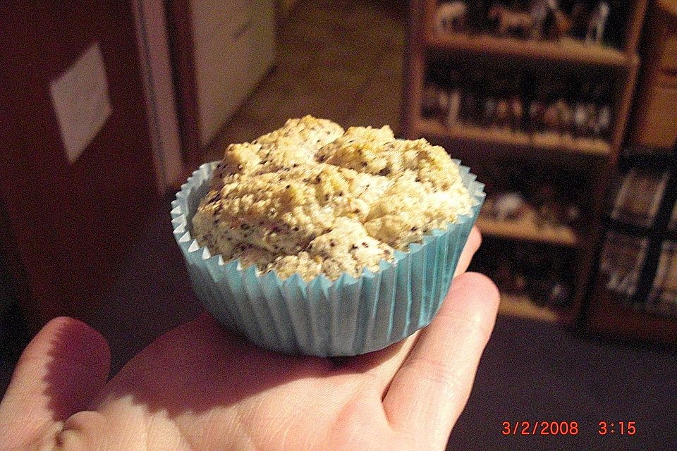 Fettfreie Zitronen - Mohn Muffins