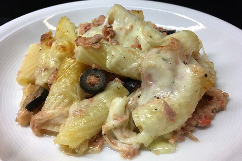 Thunfisch - Rigatoni - Gratin