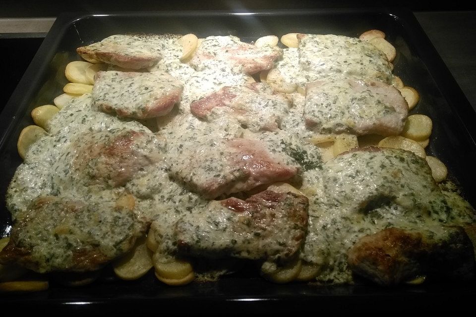 Kalbssteaks überbacken