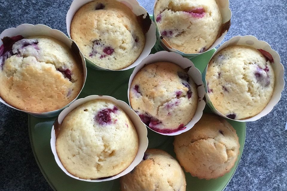 Muffins mit Fruchtjoghurt