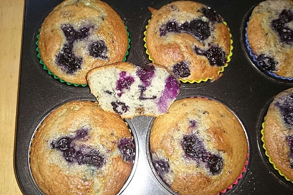 Muffins mit Fruchtjoghurt